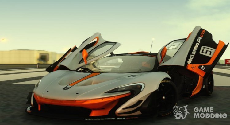 2015 McLaren P1 GTR para GTA San Andreas