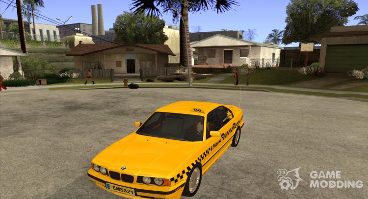 BMW E34 525tds Taxi for GTA San Andreas