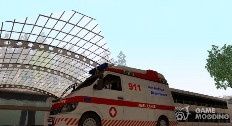 Ford Transit Ambulance para GTA San Andreas