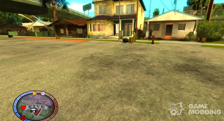 GTA 5 HUD for GTA San Andreas