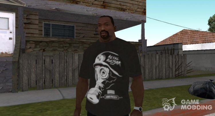 Gas Mask T-shirt for GTA San Andreas