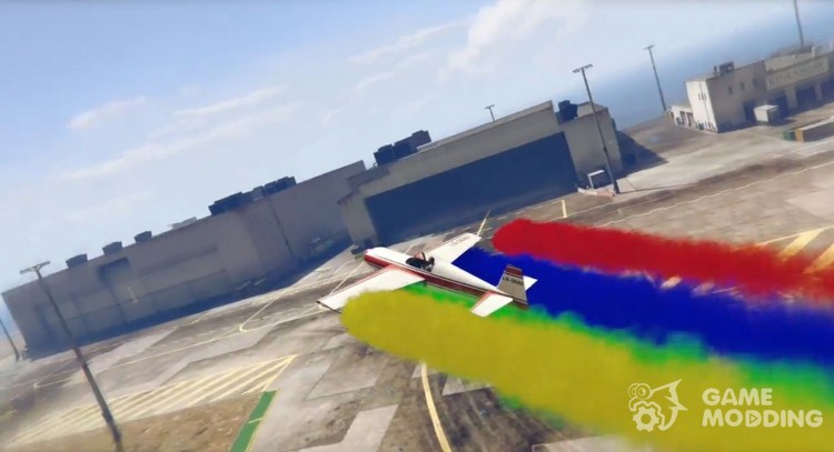Stunt Plane Smoke (4 x Rainbow Colors) for GTA 5