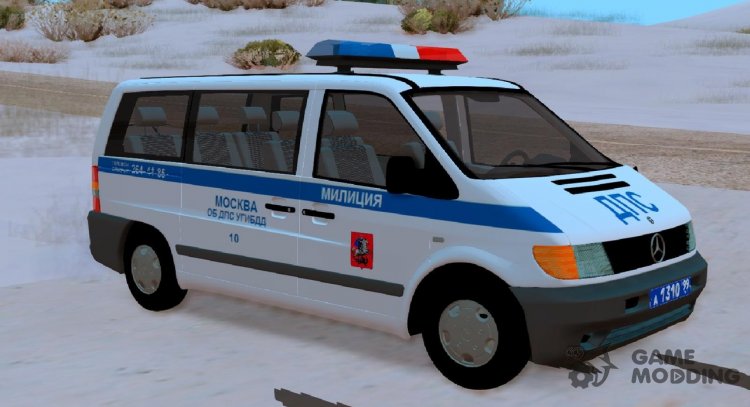 Mercedes-Benz Vito ABOUT traffic police UGIBDD 2003 for GTA San Andreas