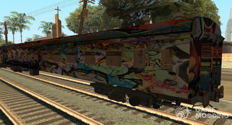 Cool Train Graffiti (Cars) for GTA San Andreas