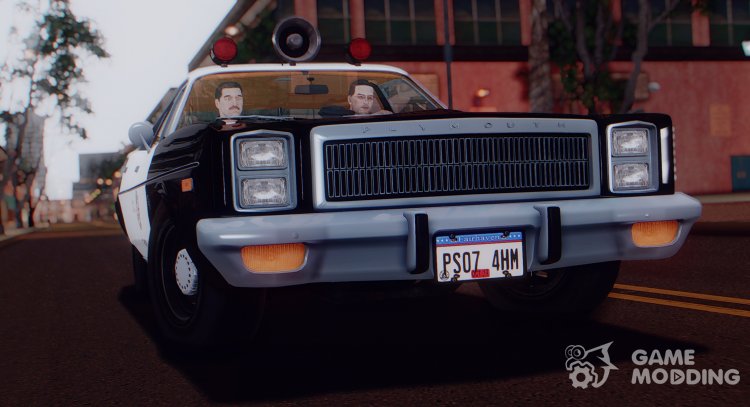 En 1978, Un Plymouth Fury De Los Angeles Police Departament para GTA San Andreas