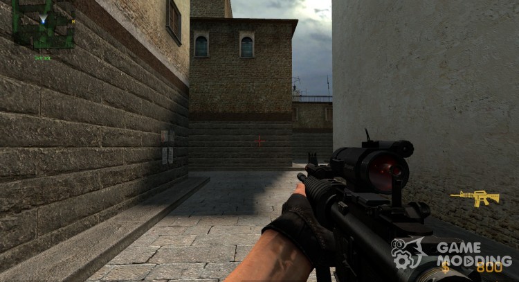 El punto de alineación de la ANPEQ M4A1 para Counter-Strike Source