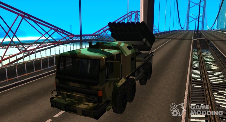 Carro de lanzador de misiles para GTA San Andreas