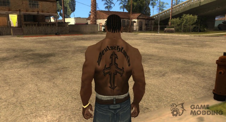 Keltenkreuz Tattoo для GTA San Andreas
