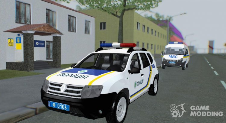 Renault Duster, La Policía De Ucrania para GTA San Andreas