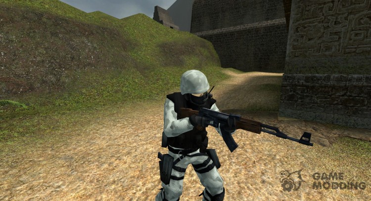DavoCnavo en tácticas de nieve Swat V3 para Counter-Strike Source