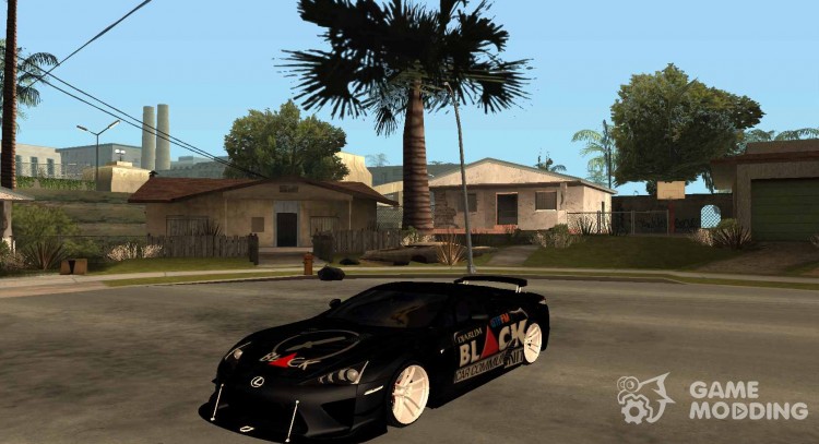 Lexus LFA Street Edition Djarum Black para GTA San Andreas