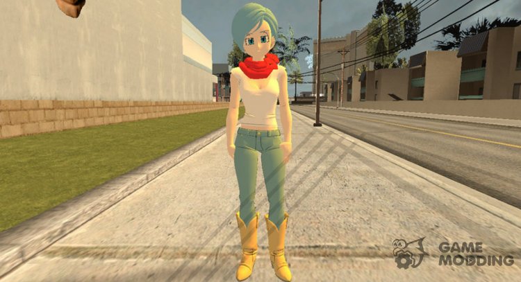 Bulma from Dragon Ball FighterZ for GTA San Andreas