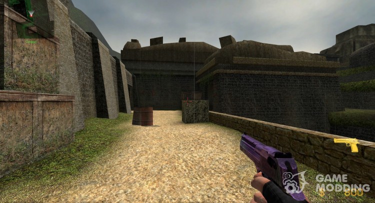 Purple damask Deagle for Counter-Strike Source