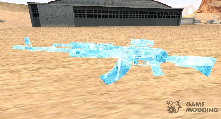 Glacier AK47 Skin for GTA San Andreas