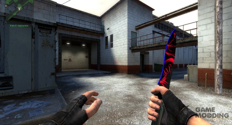 Красный/синий нож для Counter-Strike Source