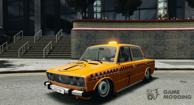 VAZ 2106 Taxi para GTA 4