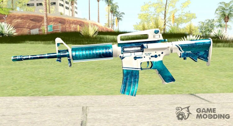 M4A1 (Winter Warrior) for GTA San Andreas