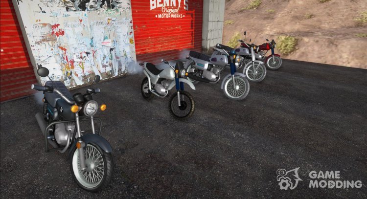 Пак мотоциклов ЗиД (Сова и Восход) для GTA San Andreas