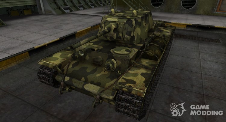 Скин для КВ-220 с камуфляжем для World Of Tanks