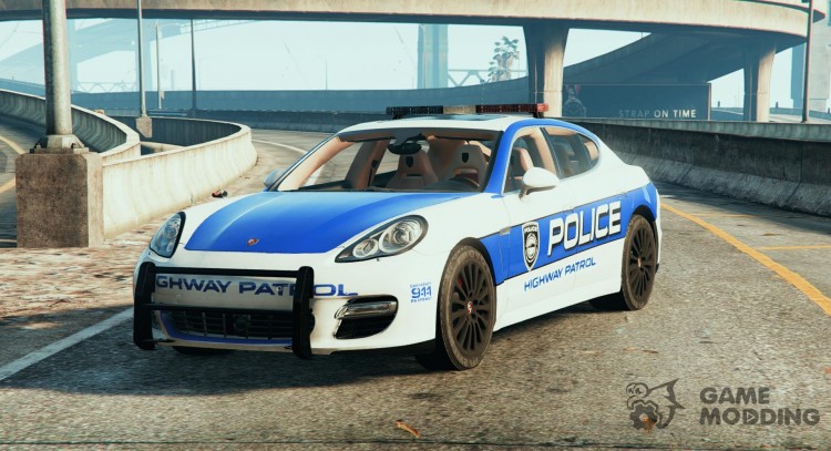 Porsche Panamera Turbo - Need for Speed Hot Pursuit Police Car para GTA 5
