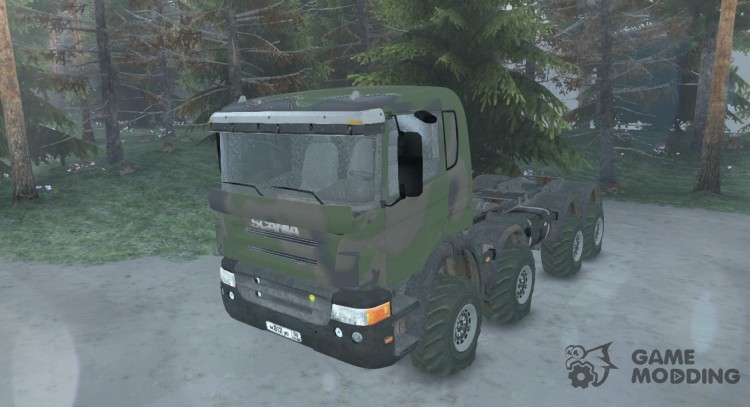 Scania 8x8 для Spintires 2014