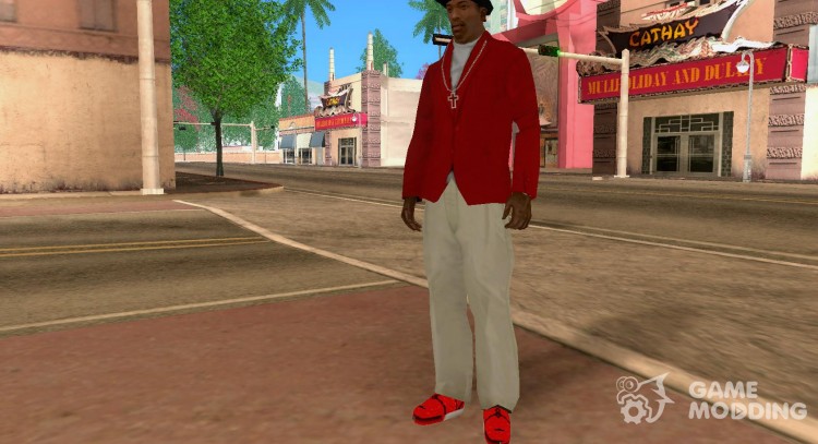 Rote Sneakers para GTA San Andreas