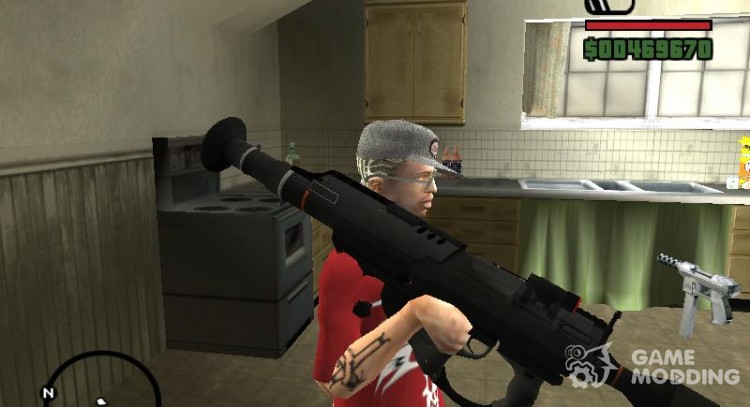 Bazooka de Blacklight Retribution para GTA San Andreas