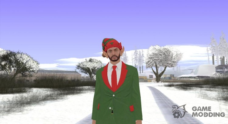 Skin GTA Online Elf for GTA San Andreas