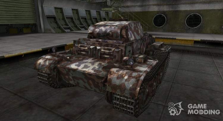 Mountain camouflage for PzKpfw II Ausf. (J) for World Of Tanks