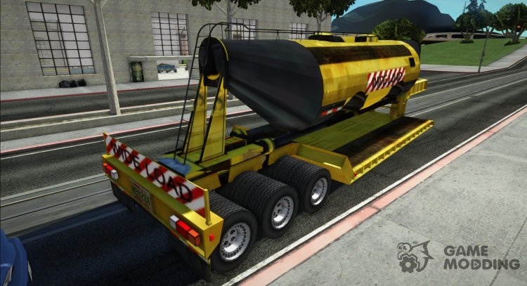 Cement Trailer for Western Star 6900 for GTA San Andreas