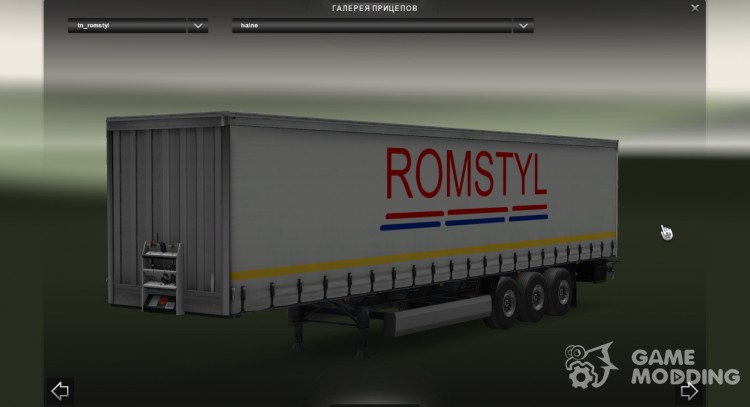 Romstyl Trailer for Euro Truck Simulator 2