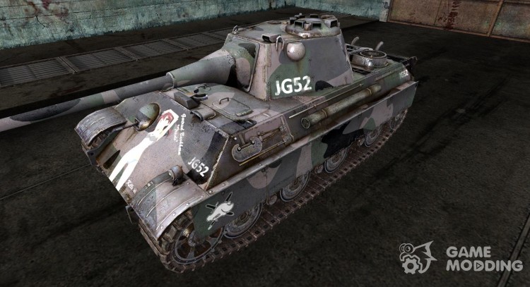 Шкурка для Panther II "Gertrud Barkhorn" для World Of Tanks