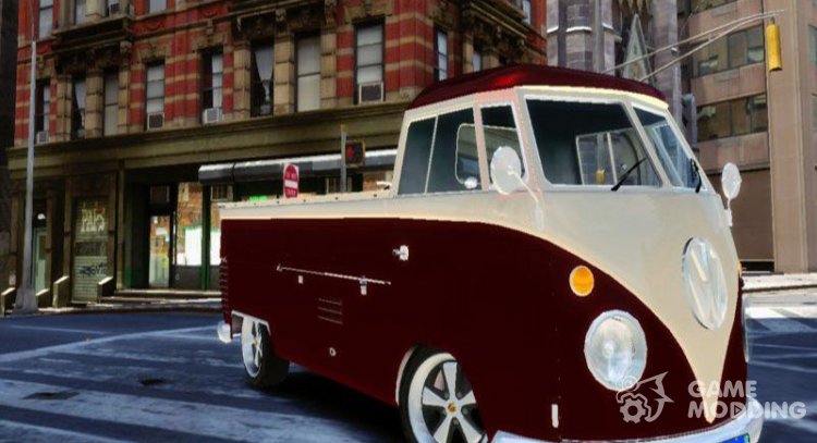 Volkswagen Kombi Pick-Up T2 Bus для GTA 4