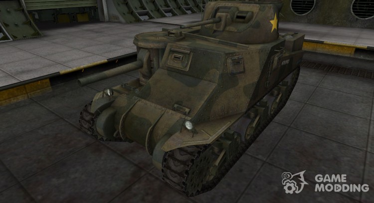 Исторический камуфляж M3 Lee для World Of Tanks