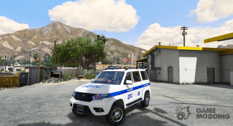 УАЗ Патриот Полиция для GTA 5