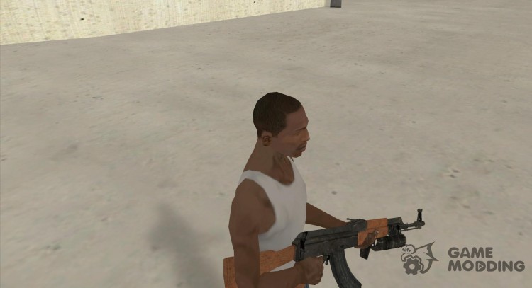 AK-47 upgraded for GTA San Andreas