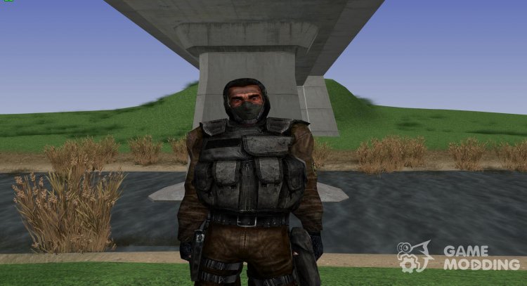 A member of the group the Renegades from S. T. A. L. K. E. R V. 5 for GTA San Andreas
