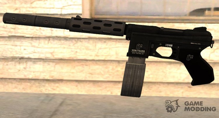 GTA V Vom Feuer Machine Pistol (Attachments) for GTA San Andreas