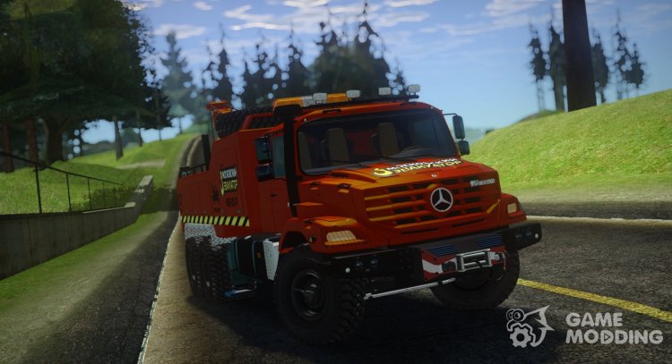 Mercedes-Benz Zetros 2733 Московский Эвакуатор для GTA San Andreas