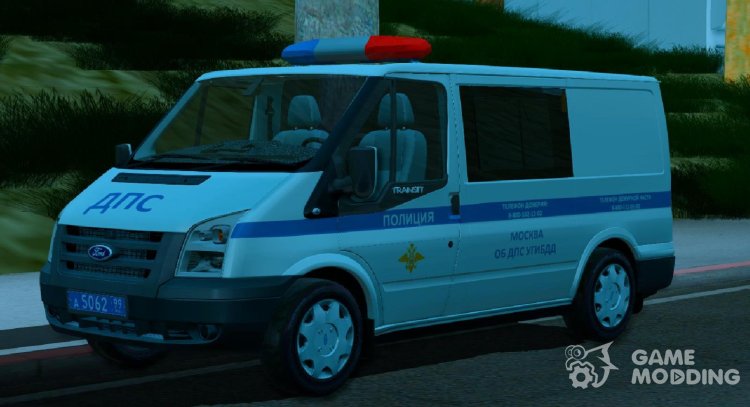 Ford Transit POLICE ABOUT TRAFFIC police (2012-2015) for GTA San Andreas