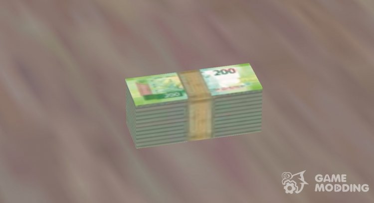 Replacement of dollars on a new 200R for GTA Vice City