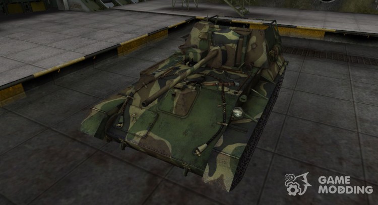Skin for SOVIET Su-76 tank for World Of Tanks