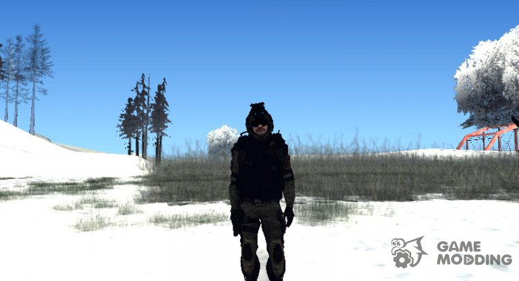 El francotirador cuerpo de la Noche el tigre de Варфейс para GTA San Andreas