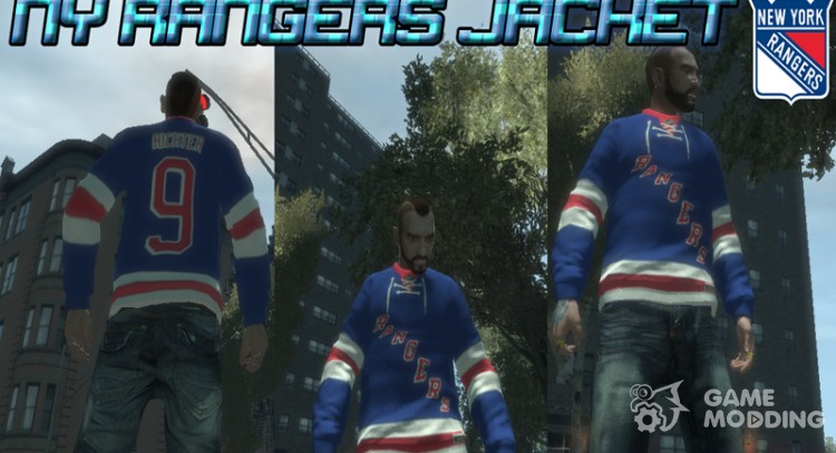 New York Rangers Jacket для GTA 4