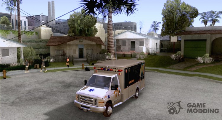 Ford ambulancia E-350 para GTA San Andreas