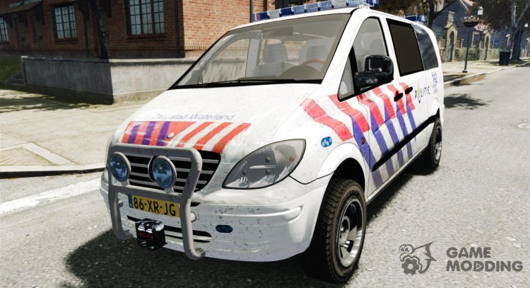 El Mercedes Vito 115 CDI Dutch Police para GTA 4