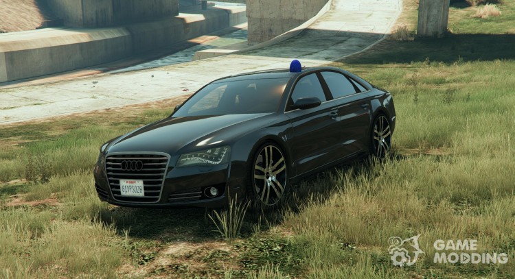 Audi A8 with Siren BETA for GTA 5