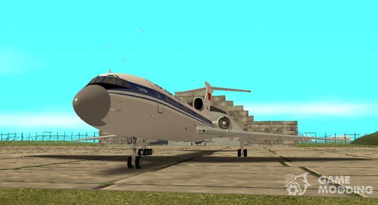 Tu-154M aeroflot de la urss para GTA San Andreas