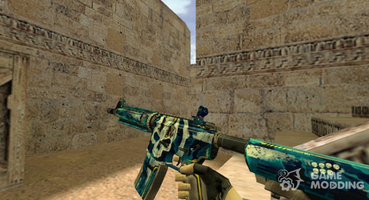 M4A1 Ultramarine maniac for Counter Strike 1.6