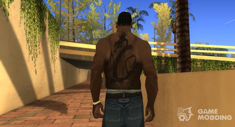 Drachen Tattoo для GTA San Andreas